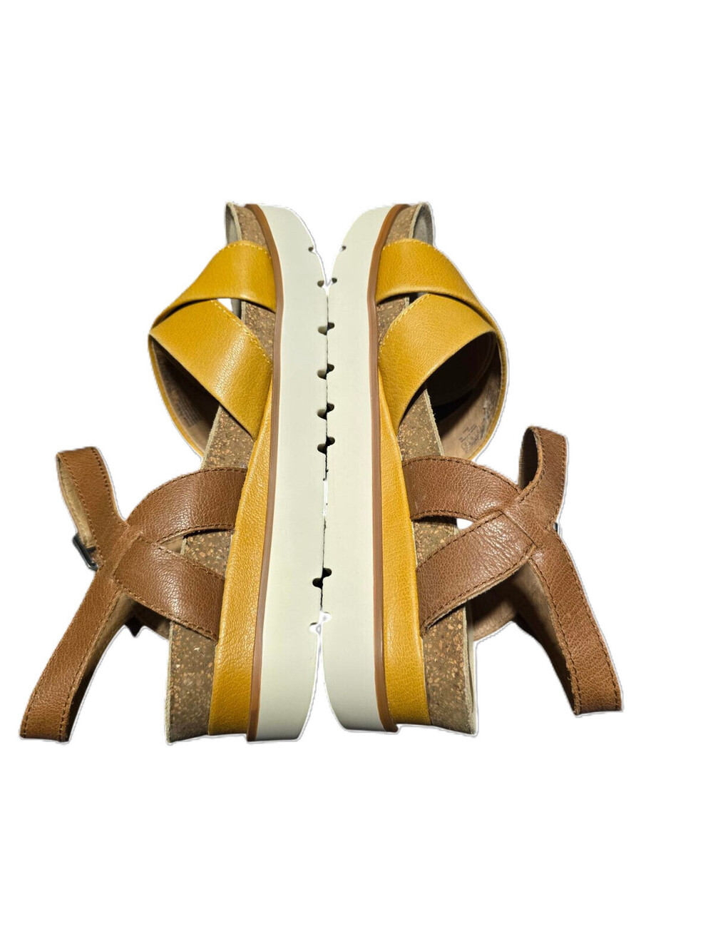 Josef Seibel Clea 10 Yellow Kombi Sandals - Picture 2 of 9